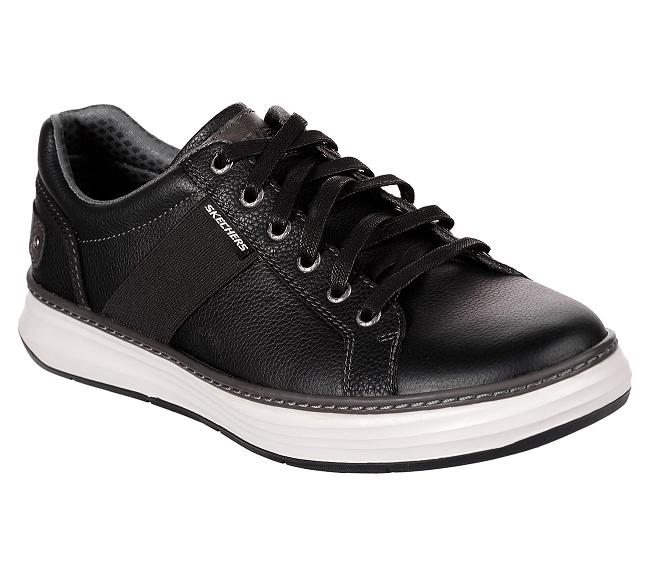 Zapatos Sin Cordones Skechers Hombre - Moreno Negro JMLYU5781